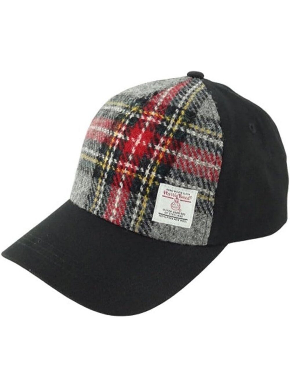 Stylish Tartan Baseball Cap in Harris Tweed | Trendy Adjustable Hat for All